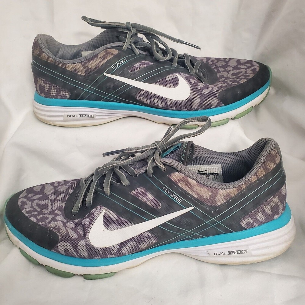 Nike Dual Fusion TR-2 Flywire Women's Size 8 Running Training Shoes 631661-015